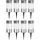 Alma Garden 8x Solarleuchten Set mit Erdspieß IP44 Solarlampen LED Solar Gartenlampe Lampe
