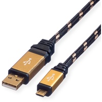 Roline Gold USB 2.0 Kabel 0,8 m USB USB