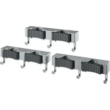 Metaltex Gerätehalter Kunststoff grau 3 Stück