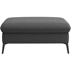 sit&more Polsterhocker SIT & MORE "Emely", grau (dunkelgrau), B:104cm H:47cm T:69cm, 95%Polyester, 5% Polyamid, Hocker, Polsterhocker, mit praktischen Stauraum