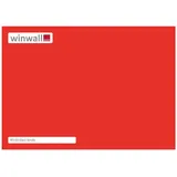 winwall Duschrückwand Duschrückwände ALU-Verbundplatte Dekor: Koralle, (1-tlg), Wandverkleidung aus Alu rot 19 cm x 27 cm