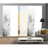HOME WOHNIDEEN Schiebegardine PAMPAS (1 St), Paneelwagen, blickdicht, DIGITALDRUCK grau