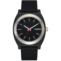 Nixon Herren Analog Quarz Uhr mit Silikon Armband A1361-000-00