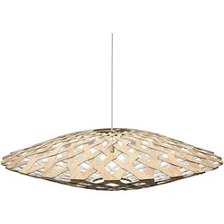 David Trubridge - Flax Pendelleuchte Ø110 1 Seite Weiß - cm - 29 cm