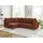 s-style möbel ECKSOFA Alma Terrakotta Cord - Ottomane links