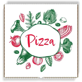 METRO PROFESSIONAL Pizzakarton, Pappe, 29 x 29 x 3 cm, 100 Stück