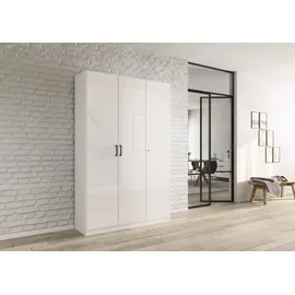 Rauch Mehrzweckschrank MINOSA 136 x 210 x 41 cm Alpinweiß/Hochglanz Weiß