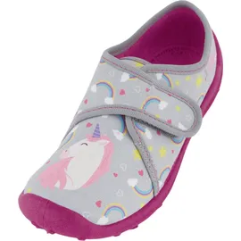 Fischer Markenschuh Hausschuh Grau 34