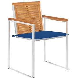 vidaXL Gartenstuhl 59 x 59 x 125 cm blau 2 St.