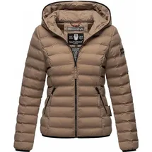 Navahoo Damen Stylische Steppjacke Übergangsjacke mit Kapuze Neevia