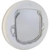 PC2-W-Pro Katzenklappe, Hundeklappe für den Einbau in Glas, Holz, Metall