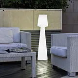 NEW GARDEN Stehleuchte 110 cm Kunststoff 11,5 cm LED weiß