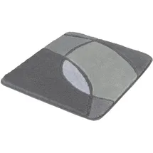 KLEINE WOLKE Badteppich Kent Grau 55 x 65 cm