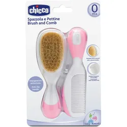 Chicco Baby Moments Set für das Haar 0m+ Pink 2 St.