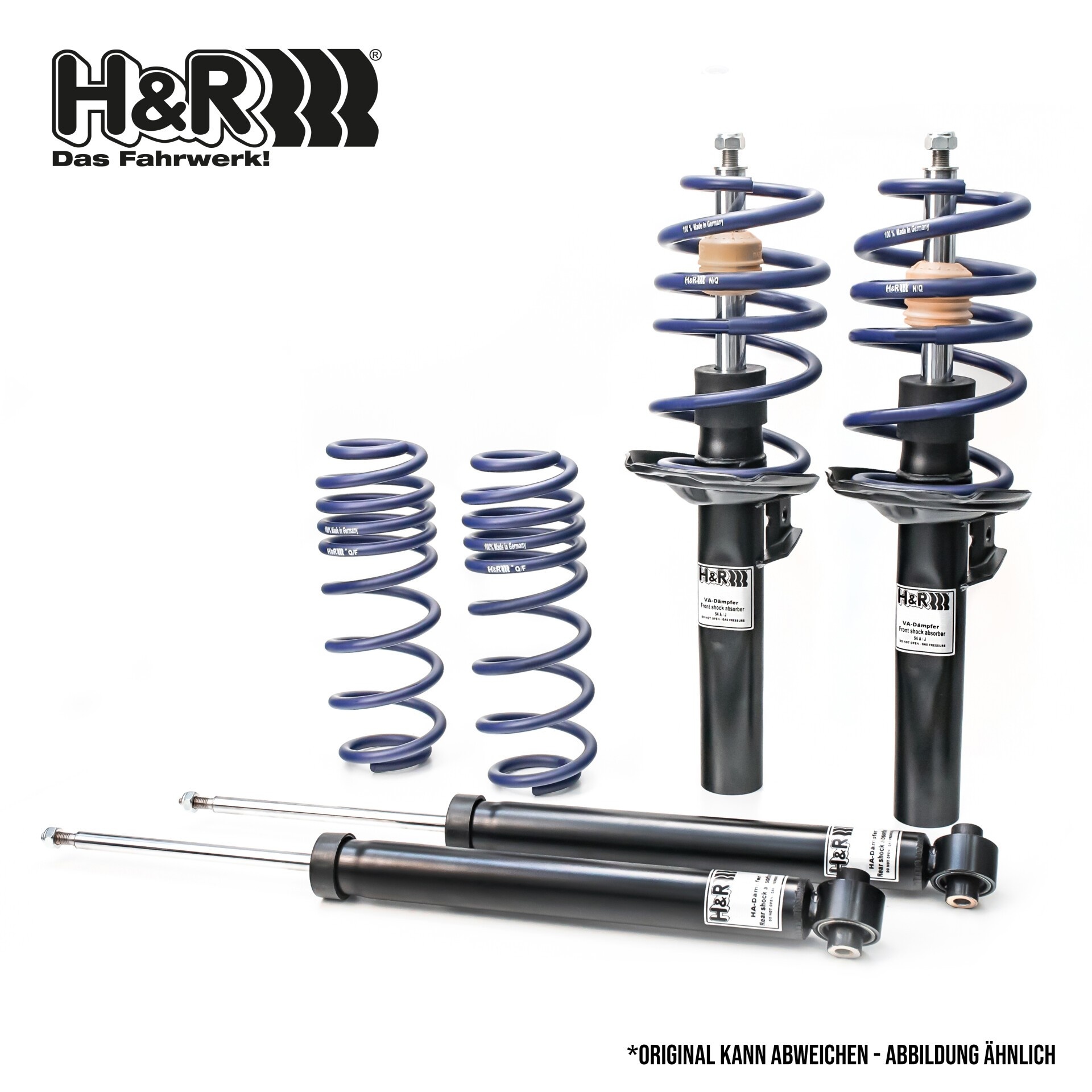 HR Fahrwerkssatz, Federn/Dämpfer Cup-Kit Komfortfahrwerke/Cup-Kit Comfort-Suspensions  für VW 40815-1