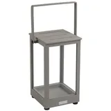 Brafab Windlicht Belfort Aluminium Beige
