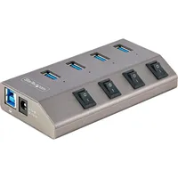 Startech 5G4AIBS-USB-HUB-EU USB-Hubs - 4 - Grau