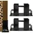 Trutzholm Holzstapelhilfe Stahl 34 x 10 cm 2 Stk schwarz