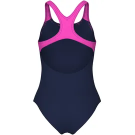 Arena Kikko Swim Pro Back Badeanzug Blau/Pink 140