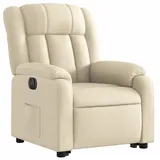 vidaXL Relaxsessel mit Aufstehhilfe Elektrisch 149 x 77 x 0 cm Creme