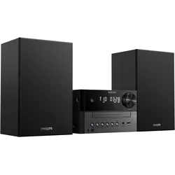 PHILIPS Stereoanlage "TAM3505M2/12", schwarz, B:18cm H:11,56cm T:22,04cm, Radios