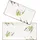 Lashuma Obstplatten 28x15 cm / 38x18 cm lila/weiß 2er Set
