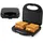 Beper P101TOS011 750-W-Elektrotoaster mit Antihaftbeschichtung 21 x 11,5 cm, Toast- und Sandwichplatte, leicht zu reinigen, BPA- und PFOS-frei, hitzebeständiger Griff