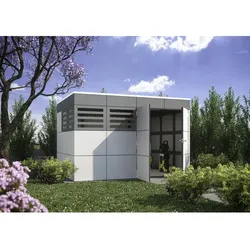 SKANHOLZ Gartenhaus »Sydney 4«, Holz, BxHxT: 337 x 223 x 253 cm (Außenmaße inkl. Dachüberstand) - grau