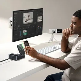 Baseus NOMOS ND11 67W 6-in-1 Wireless Charging Station with Two AC - Schwarz