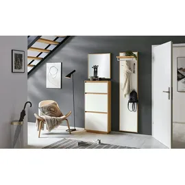 Höffner Garderobenpaneel weiß Holzwerkstoff ¦ Maße (cm): B: 44 H: 183 T: 29.0