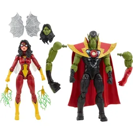 Hasbro Skrull Queen & Super-Skrull Actionfigur 15 cm - Rot/Mehrfarbig