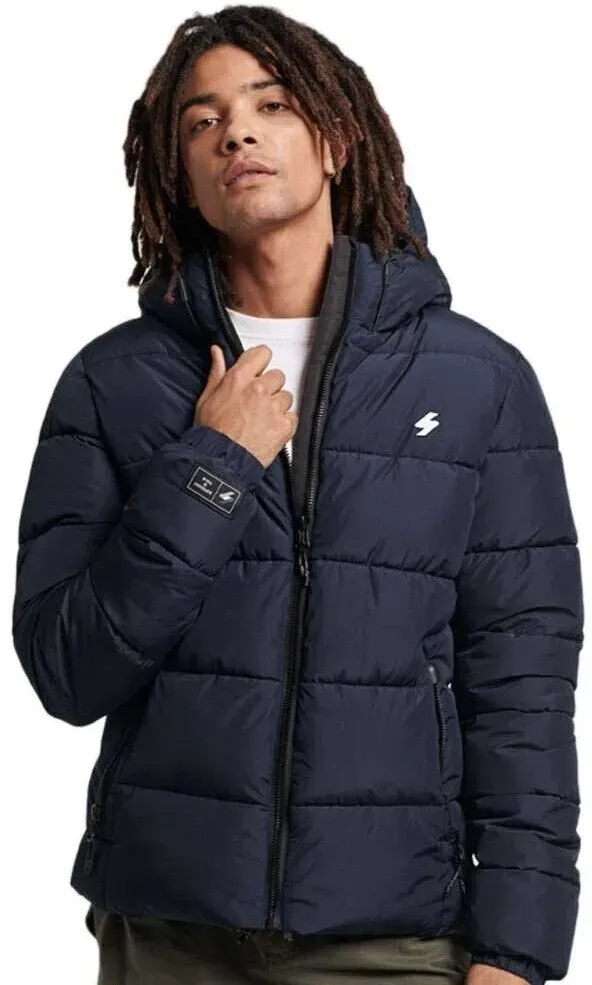 SUPERDRY HOODED SPORT PUFFER, Gr. L