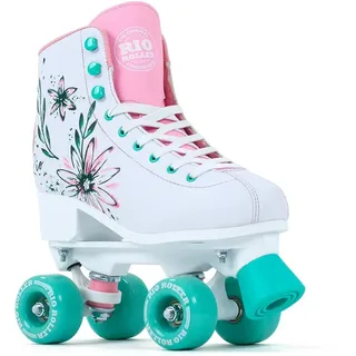 Rio Roller Artist Rollschuhe Flora rosa|weiß|blau 38