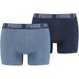 Puma Basic Boxershorts denim/navy S 2er Pack