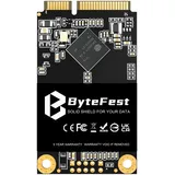 ByteFest SSD 2TB mSATA Mini SATA III Interne SSD Festplatte für schnelle Datenübertragung, Lesen bis zu 550MB/s (30x50mm)