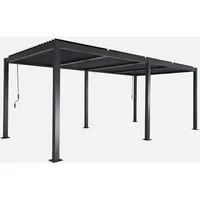 Sweeek Bioklimatische Pergola mit Lamellendach Palace 3x6m anthrazit