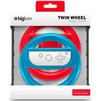 Bigben Interactive Twin Wheel Lenkrad blau rot Nintendo Switch
