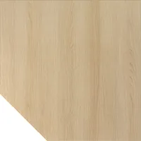 Hammerbacher Verbindungsplatte höhenverstellbar Akandia eiche, Trapezform 120,0 x 80,0