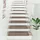 [en.casa] Stufenmatte 65 x 24 cm Braun