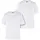 URBAN CLASSICS Organic Basic Kurzarm-T-Shirt 2 Einheiten White 134-140 cm