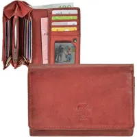 Bear Design Portemonnaie Damen rot