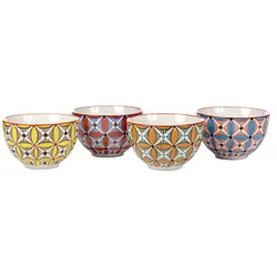 Pols Potten - Hippy Snack Schale, verschiedene Farben (4er-Set)