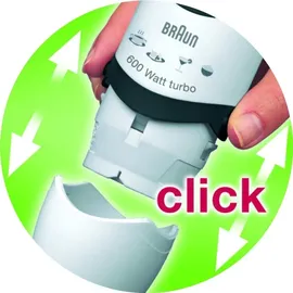 Braun MultiQuick 5 MQ 5235 WH Stabmixer premium weiß/grau