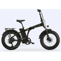 VENICE Elektro-Kompaktfahrrad / Faltrad N-VER FOLDING  20 Zoll. black SCHWARZ 20