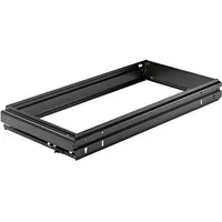 Hettich Stahlschubkasten Hängeregistraturrahmen Systema Top 2000 1051428 2xA4, schwarz