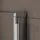SoGood Ravenna36k Eckdusche mit Pendeltür rechts 100 x 195 cm silber Klarglas inkl. Duschtasse
