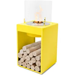 EcoSmart POP 8T [Design Ethanol Kamin]: Gelb - mit Schutzhülle
