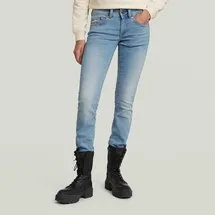 G-Star Midge Saddle Mid Straight Fit Jeans Lt Indigo Aged 27 30