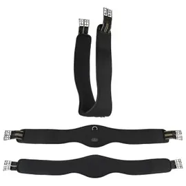 Equinate Langgurt Fremont Sattelgurt 110 cm Schwarz