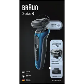 Braun Series 6 60-B1200s Blau